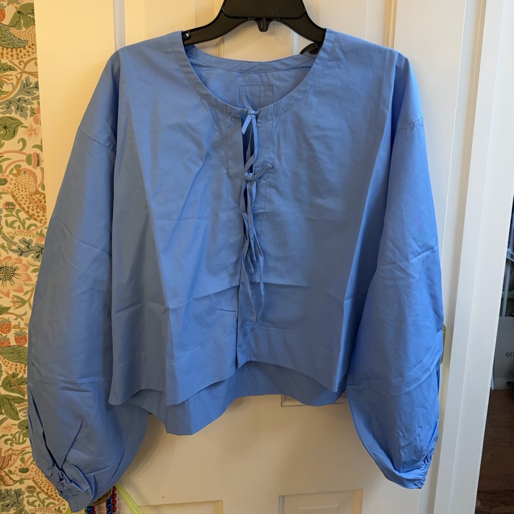 Daily Drills Poplin Tie Top